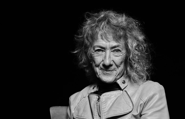 Ritratto in bianco e nero di MarieLies Birchler.